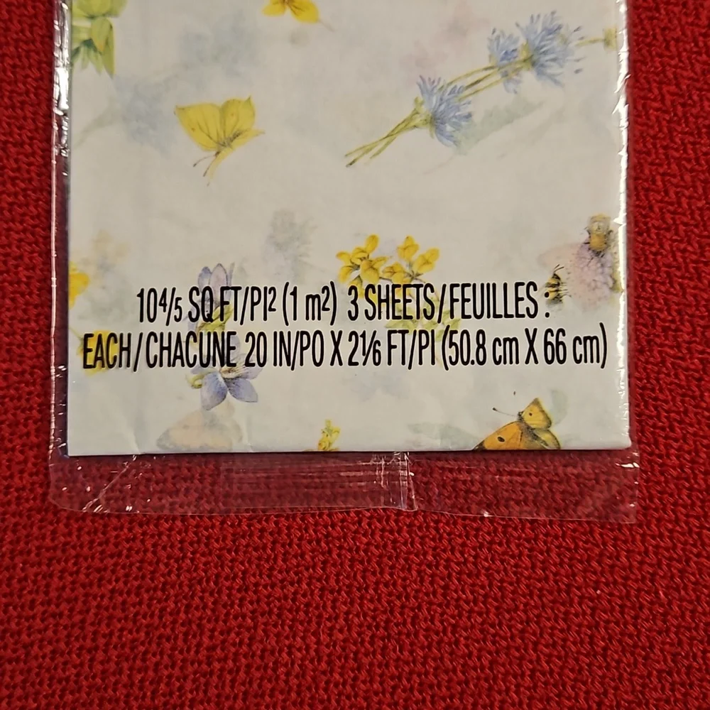 Marjolein Bastin 'Nature's Sketchbook' lot tissue paper and envelopes Hallmark